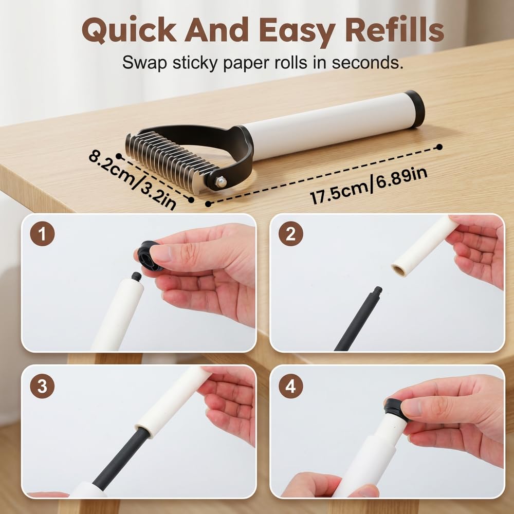 Double Sided Pet Dematting Comb for Cats & Dogs