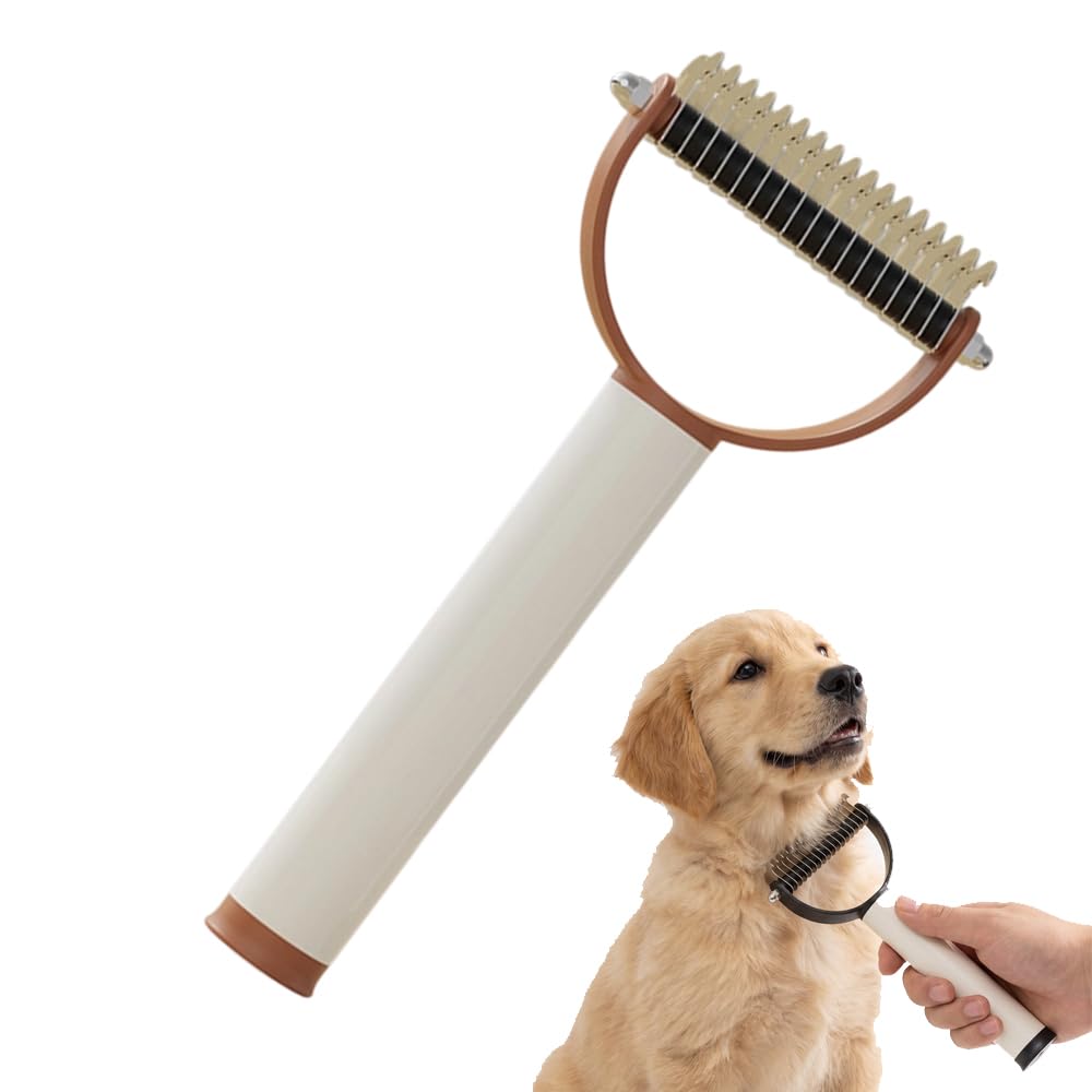 Double Sided Pet Dematting Comb for Cats & Dogs