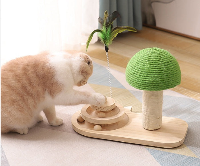 Cat Tree Scratch Post Toy