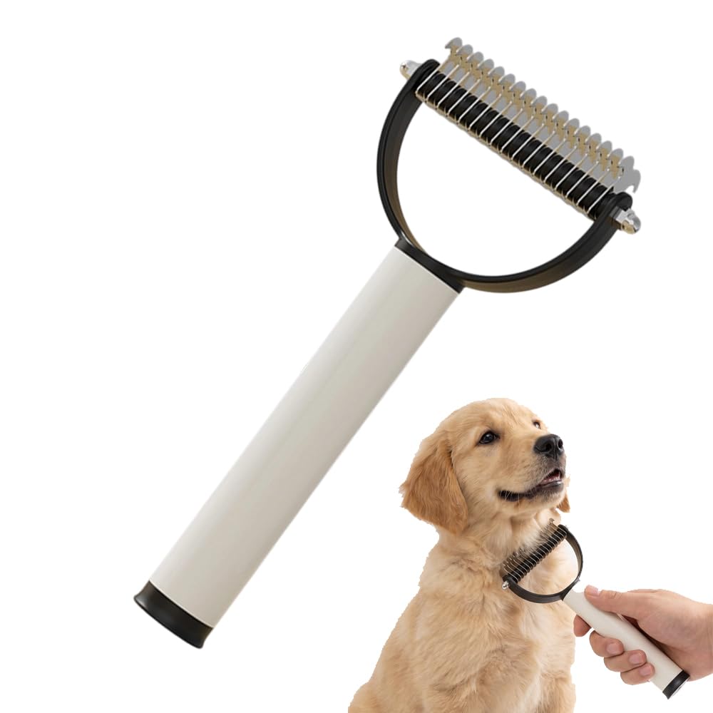 Double Sided Pet Dematting Comb for Cats & Dogs