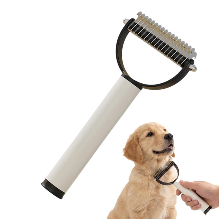 Double Sided Pet Dematting Comb for Cats & Dogs