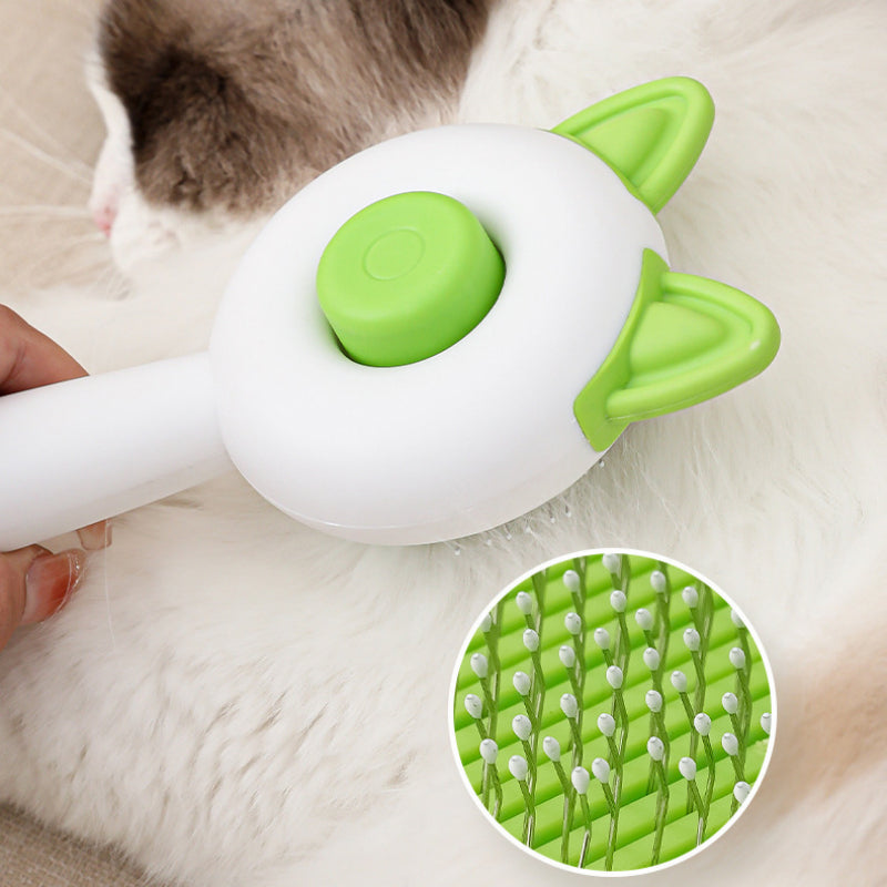 FurEase Self-Cleaning Pet Grooming Brush