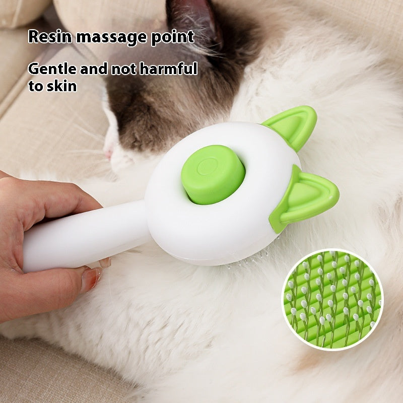 FurEase Self-Cleaning Pet Grooming Brush